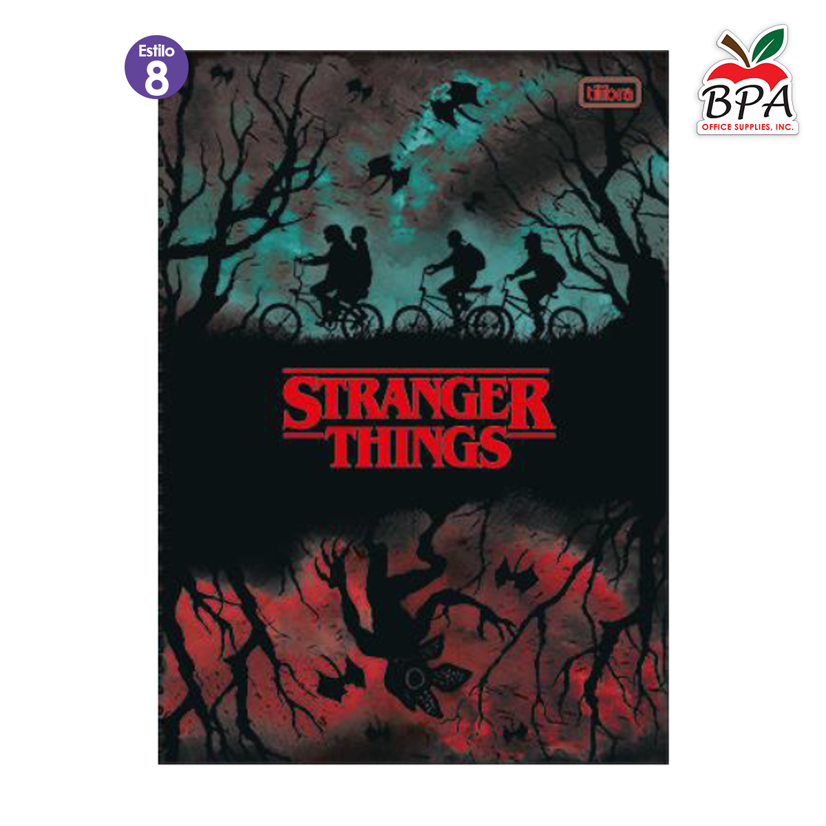Tilibra •  Libreta grande carpeta blanda "Stranger Things"