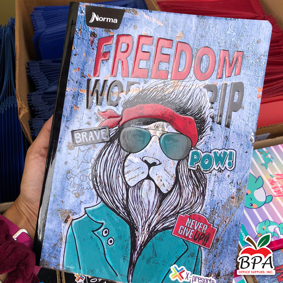 Norma •  Libreta grande "X-presarte" (Variedad de estilos)