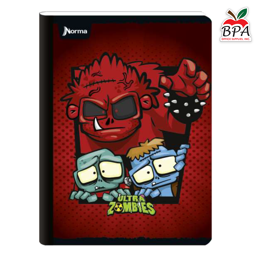 Norma •  Libreta grande carpeta blanda "Ultra Zombies"