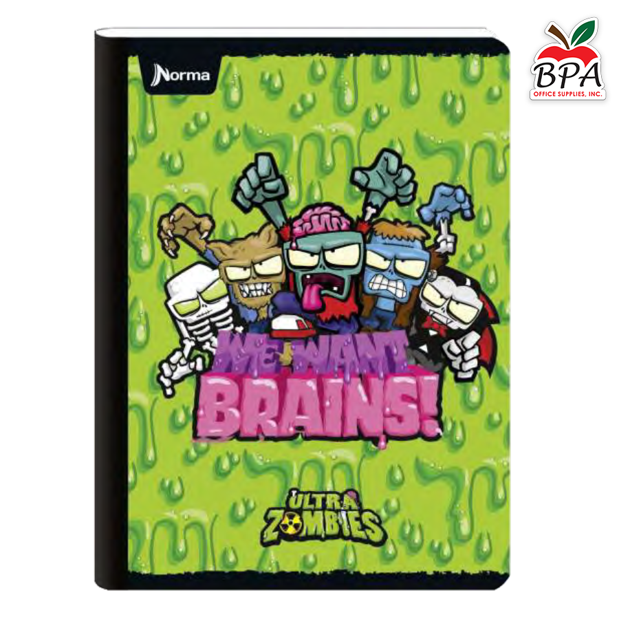Norma •  Libreta grande carpeta blanda "Ultra Zombies"