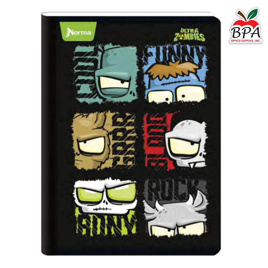Norma •  Libreta grande carpeta blanda "Ultra Zombies"