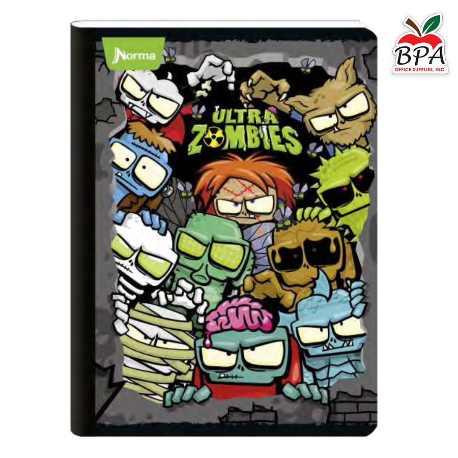 Norma •  Libreta grande carpeta blanda "Ultra Zombies"