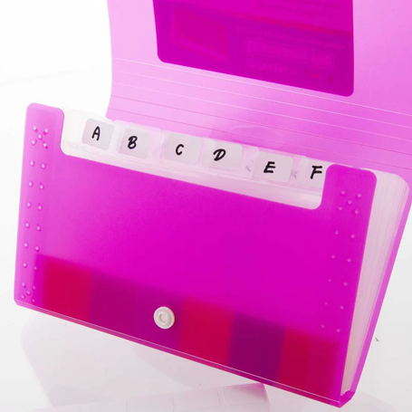 Bazic • Estuche para "index cards" de 5 divisiones