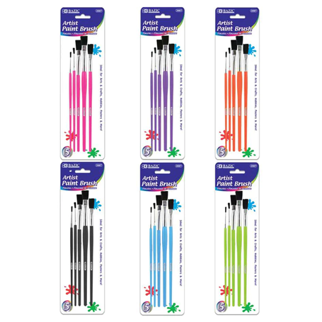 Bazic • Pinceles (set de 5)