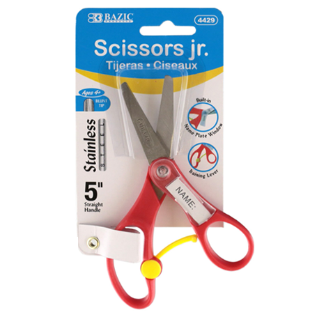 Bazic • Tijera escolar con nombre