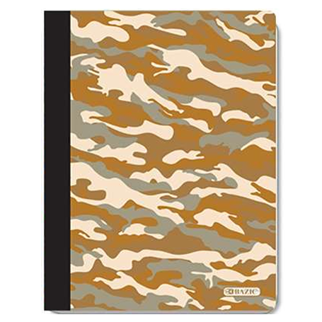 Bazic •  Libreta grande de carpeta blanda: Camouflage