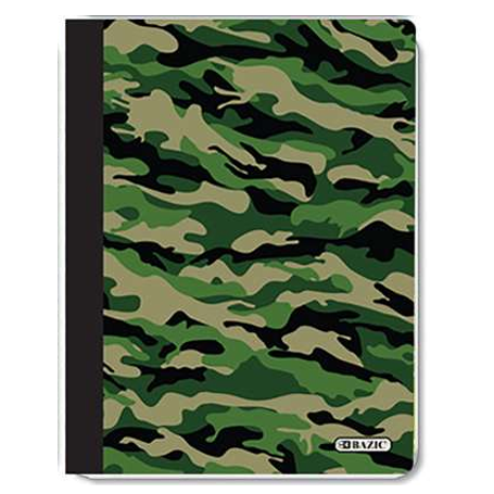 Bazic •  Libreta grande de carpeta blanda: Camouflage