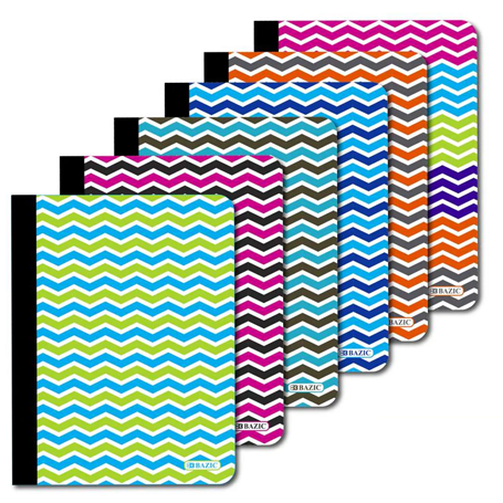 Bazic •  Libreta grande de carpeta blanda: Chevron