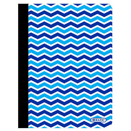 Bazic •  Libreta grande de carpeta blanda: Chevron