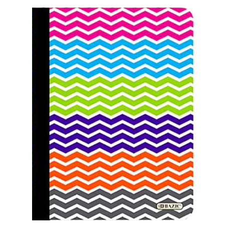 Bazic •  Libreta grande de carpeta blanda: Chevron