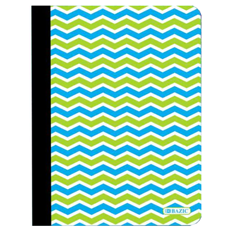 Bazic •  Libreta grande de carpeta blanda: Chevron