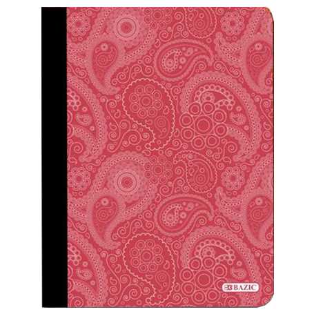 Bazic •  Libreta grande de carpeta blanda: Paisley