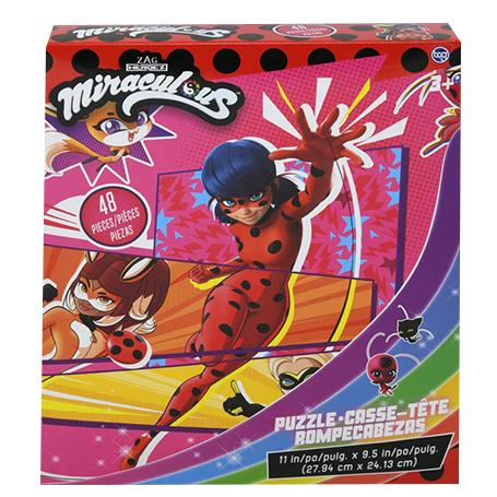Miraculous Ladybug •  Rompecabezas de 48 ó 100 piezas "Miraculous Ladybug"