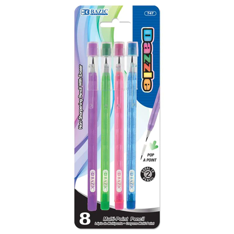 Bazic • Lápiz de multipunta (8 unidades)