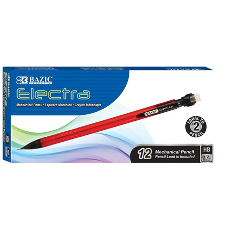 Bazic • Lápiz mecánico 0.7mm (set de 12)