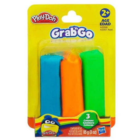 Play-Doh •  Plastilina "Play-Doh Grab n' Go" (set de 3)