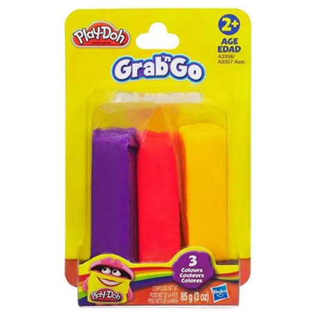 Play-Doh •  Plastilina "Play-Doh Grab n' Go" (set de 3)